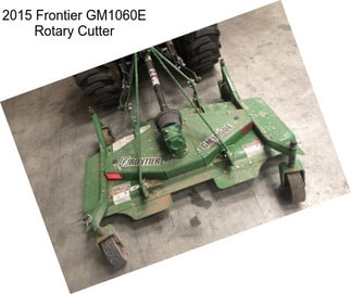 2015 Frontier GM1060E Rotary Cutter