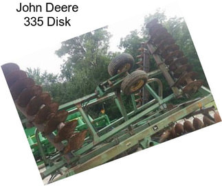 John Deere 335 Disk