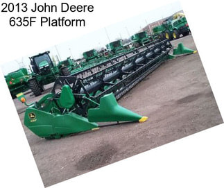 2013 John Deere 635F Platform