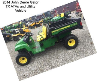 2014 John Deere Gator TX ATVs and Utility Vehicle