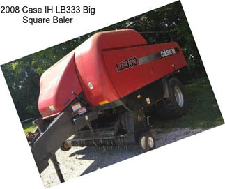 2008 Case IH LB333 Big Square Baler