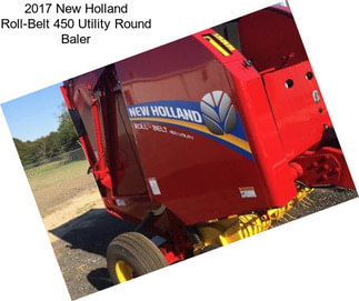 2017 New Holland Roll-Belt 450 Utility Round Baler