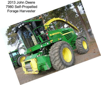 2013 John Deere 7980 Self-Propelled Forage Harvester