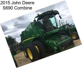 2015 John Deere S690 Combine