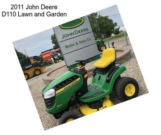 2011 John Deere D110 Lawn and Garden