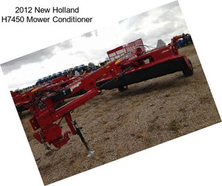 2012 New Holland H7450 Mower Conditioner