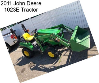 2011 John Deere 1023E Tractor