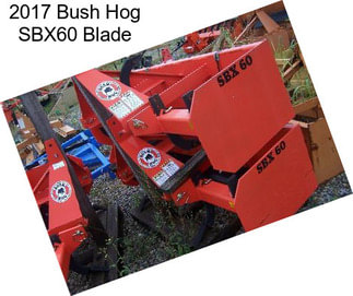 2017 Bush Hog SBX60 Blade