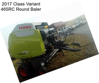 2017 Claas Variant 465RC Round Baler