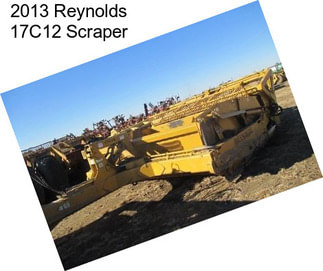 2013 Reynolds 17C12 Scraper