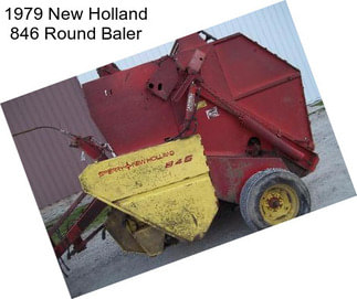 1979 New Holland 846 Round Baler