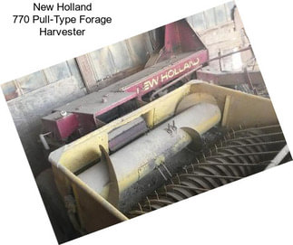 New Holland 770 Pull-Type Forage Harvester