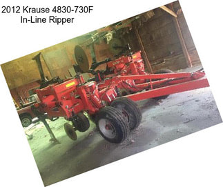 2012 Krause 4830-730F In-Line Ripper