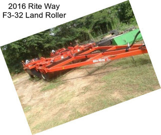 2016 Rite Way F3-32 Land Roller