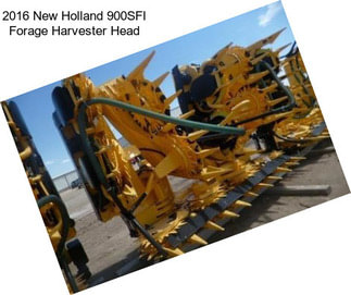 2016 New Holland 900SFI Forage Harvester Head