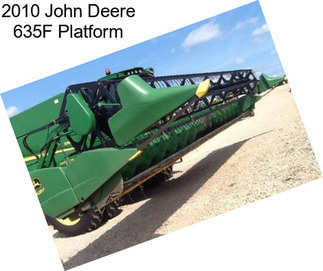 2010 John Deere 635F Platform