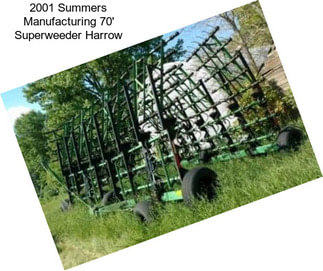 2001 Summers Manufacturing 70\' Superweeder Harrow