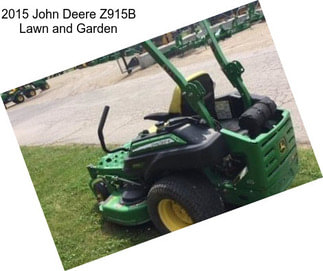 2015 John Deere Z915B Lawn and Garden