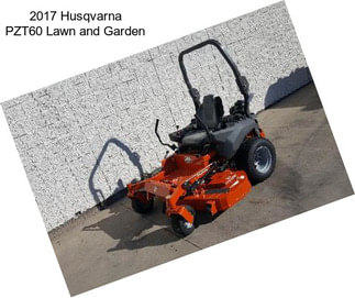 2017 Husqvarna PZT60 Lawn and Garden