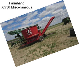 Farmhand XG30 Miscellaneous