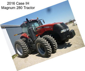 2016 Case IH Magnum 280 Tractor