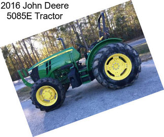 2016 John Deere 5085E Tractor