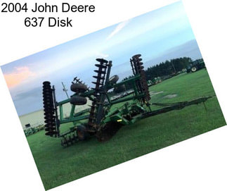 2004 John Deere 637 Disk