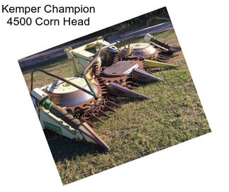 Kemper Champion 4500 Corn Head