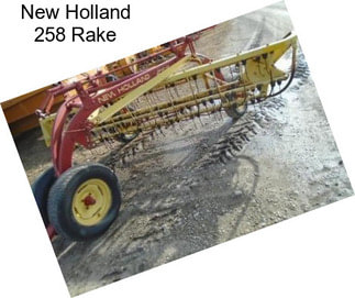 New Holland 258 Rake