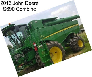 2016 John Deere S690 Combine