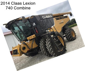 2014 Claas Lexion 740 Combine