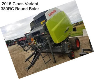 2015 Claas Variant 380RC Round Baler