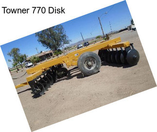 Towner 770 Disk
