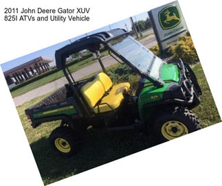 2011 John Deere Gator XUV 825I ATVs and Utility Vehicle