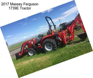 2017 Massey Ferguson 1739E Tractor