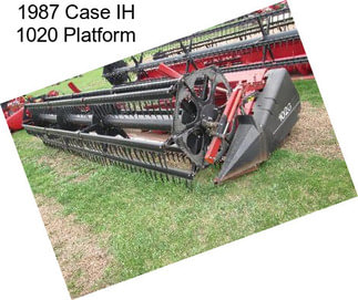 1987 Case IH 1020 Platform