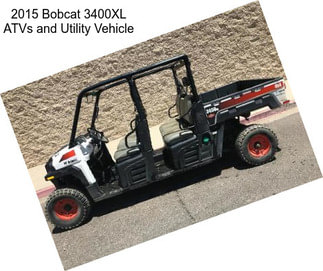 2015 Bobcat 3400XL ATVs and Utility Vehicle