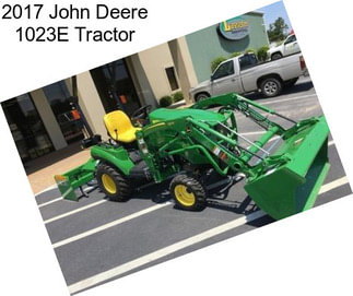 2017 John Deere 1023E Tractor