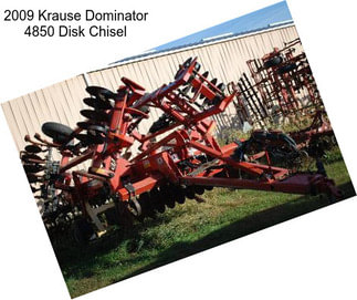 2009 Krause Dominator 4850 Disk Chisel