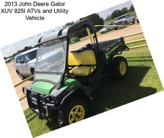 2013 John Deere Gator XUV 825I ATVs and Utility Vehicle