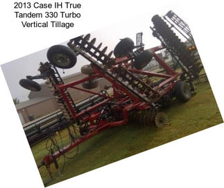 2013 Case IH True Tandem 330 Turbo Vertical Tillage