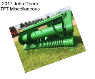 2017 John Deere 7FT Miscellaneous