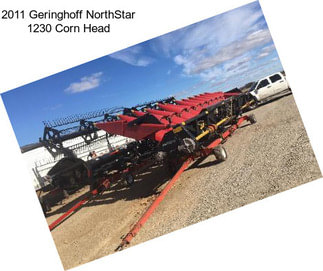 2011 Geringhoff NorthStar 1230 Corn Head