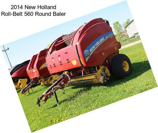 2014 New Holland Roll-Belt 560 Round Baler