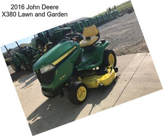 2016 John Deere X380 Lawn and Garden