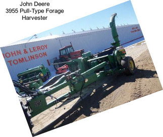 John Deere 3955 Pull-Type Forage Harvester