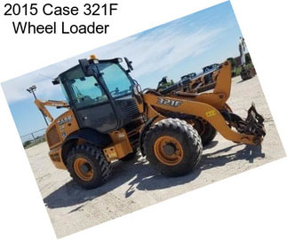 2015 Case 321F Wheel Loader