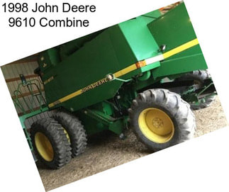 1998 John Deere 9610 Combine