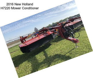 2016 New Holland H7220 Mower Conditioner