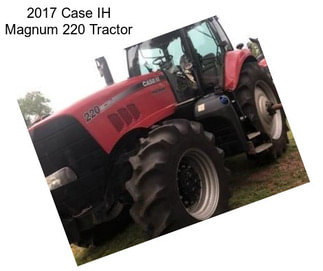 2017 Case IH Magnum 220 Tractor